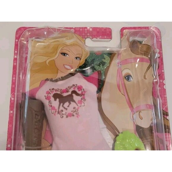 Barbie I Can Be A Horse Trainer Outfit Set In Original Package Pink Outfit Boots - Picture 4 of 4